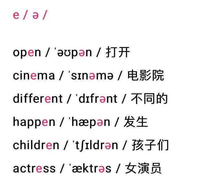 字母e的发音太有规律了，轻松吃透常见四种发音