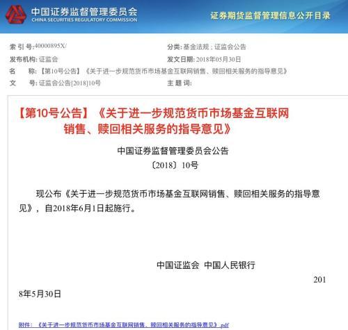 7亿投资者注意了 今起货币基金T+0赎回提现给出新规