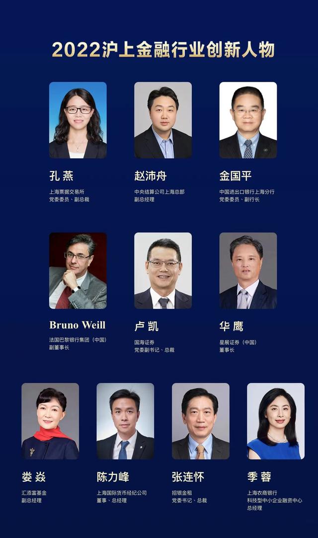 业以才兴！“沪上金融家”评选结果出炉