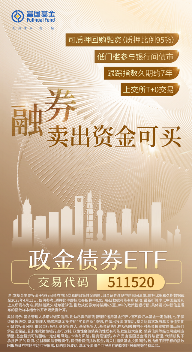 融券卖出资金新选择：政金债券ETF