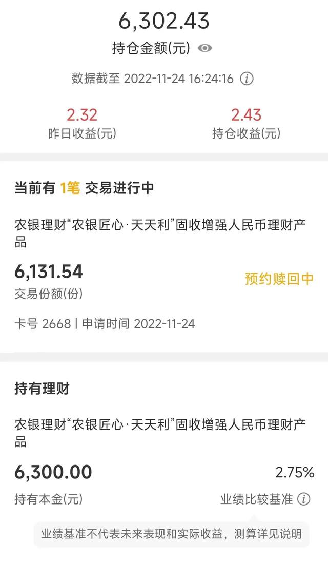 农银理财金融投诉仅次于华夏招商，低风险天天利也出现了亏损