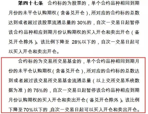 50ETF认购期权被“限制开仓” 所为何因看五大权威解读