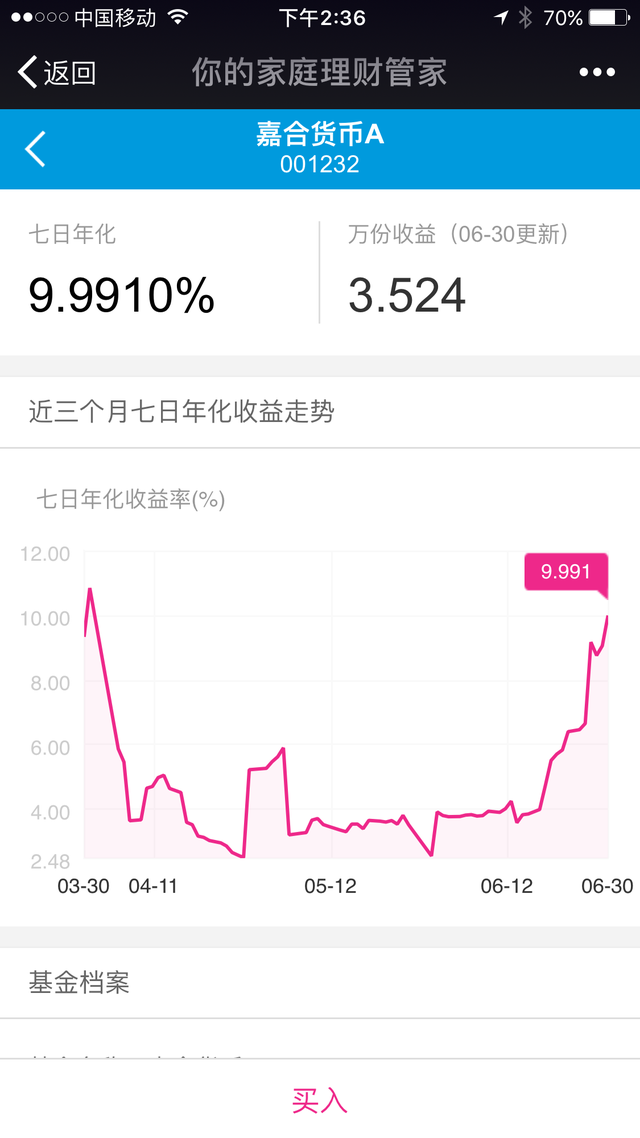 为什么有的货币基金7日年化收益率将近10% 但每万份收益却很低