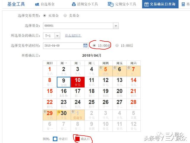 基金篇——7、基金的交易确认时间，以及余额宝收益时间表