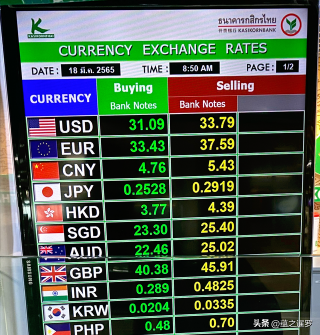 赴泰旅行不能不知：最简单易懂的换汇攻略，在旅行中享受最优汇率