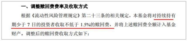 注意！基金的赎回费率有重大变化啦！