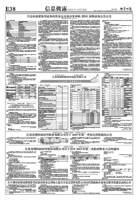 兴全恒裕债券型证券投资基金开放日常申购、赎回、转换业务公告公告