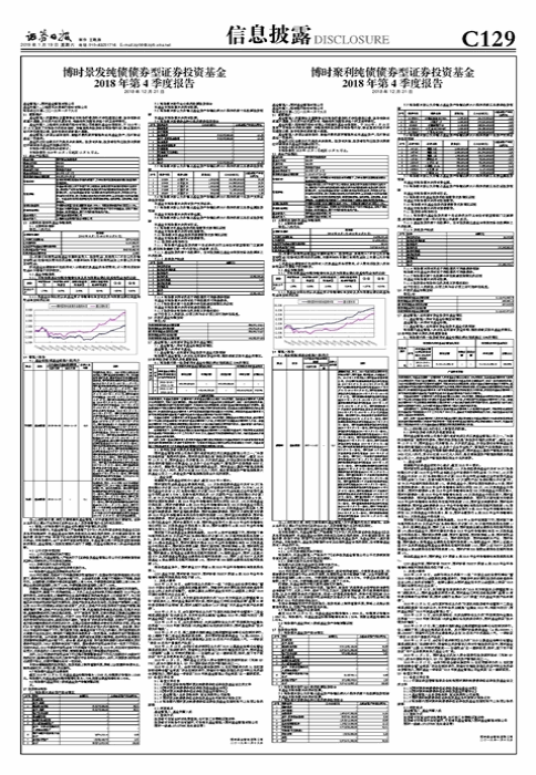 博时聚利纯债债券型证券投资基金 2018年第4季度报告