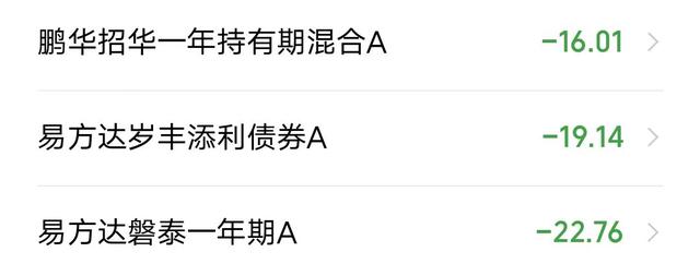 稳稳的幸福第30天出现较大亏损，单日基金收益-83.46元