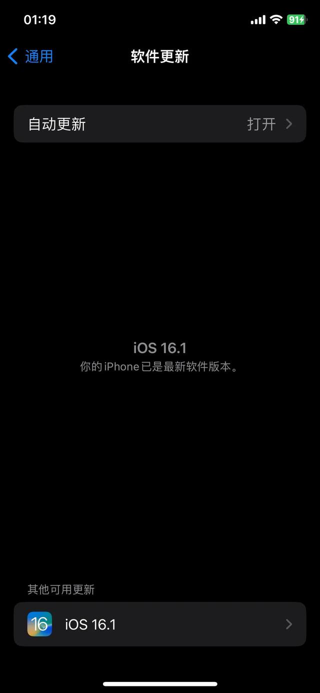 iOS 16.1正式版发布了和rc 版本号不一样