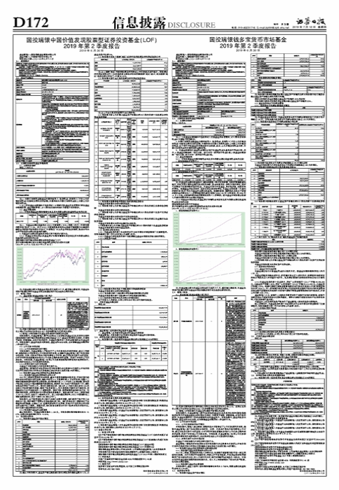 国投瑞银钱多宝货币市场基金 2019年第2季度报告