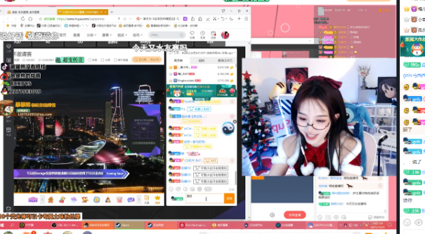 CSGO：女主播暴暴熊圣诞直播，大秀身材，网友：看入迷了