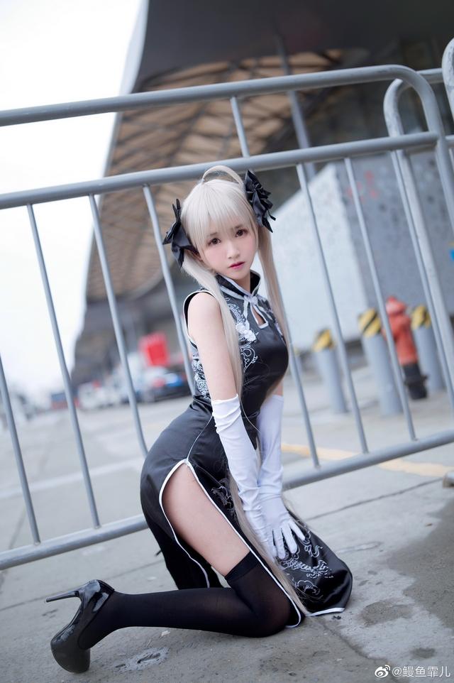 「 Cosplay 」 黑丝旗袍