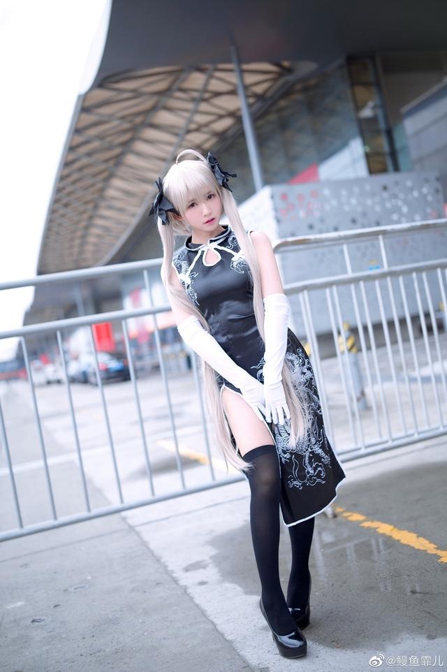 「 Cosplay 」 黑丝旗袍