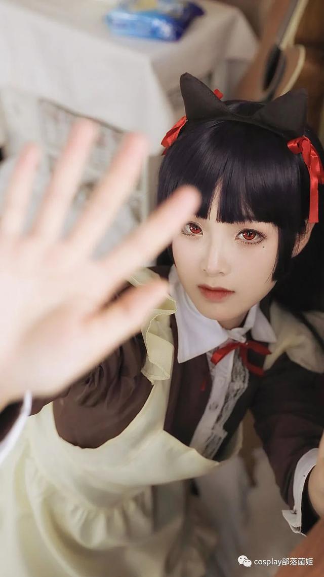 cos：五更琉璃女仆装cos正片@七月曦