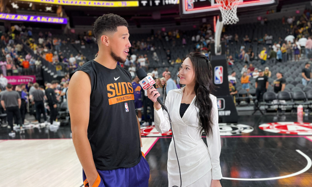 新晋NBA女神记者，颜值高身材好，球迷：这笑容太甜了