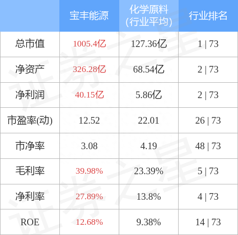 异动快报：宝丰能源（600989）9月20日9点49分触及涨停板