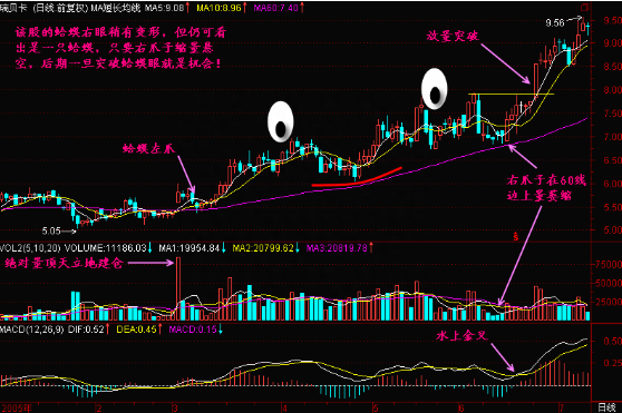 股票一旦出现“金蛤蟆”形态，建议满仓持股，后市不是涨停就是涨个不停