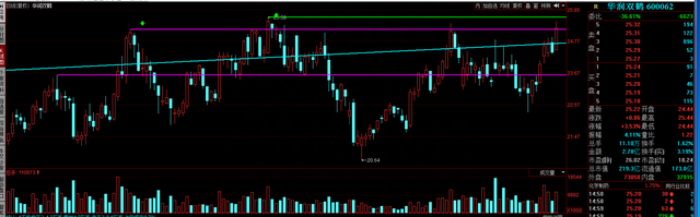 个股技术分析——华润双鹤 600062