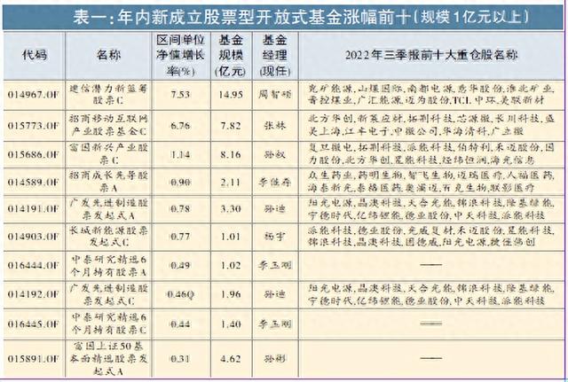 2022牛股牛基大盘点