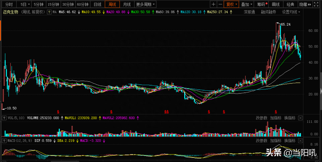 高点累计下跌34%，错杀的大白马迈克生物300463