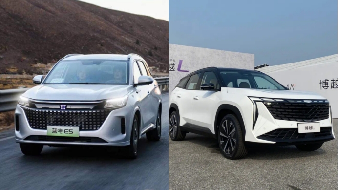 蓝电E5这款插混中型SUV，居然这么便宜，能够甩博越L“几条街”吗