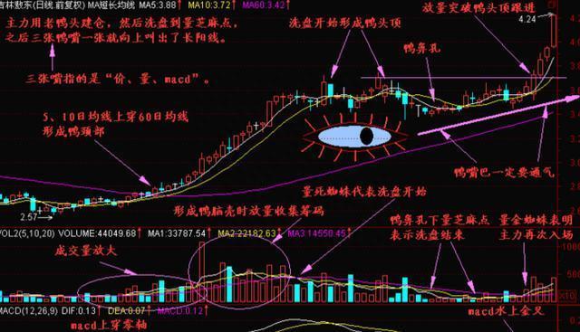 “老鸭头”战法：一旦真正的老鸭头形态形成，个股的上涨往往具有很大的潜力