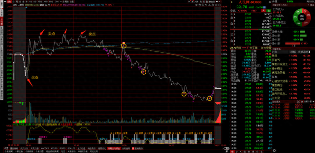 人民网尾盘下跌，敢于低吸的都是勇士