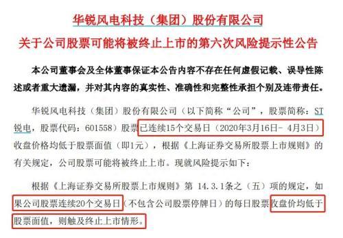 20万股民懵了！ST锐电“铁定”退市 4个涨停也不到1元