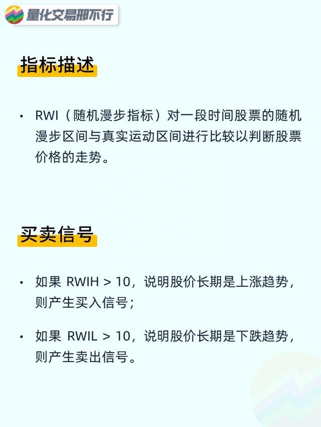 邢不行技术指标回测系列「第47期」：RWI指标（附代码）