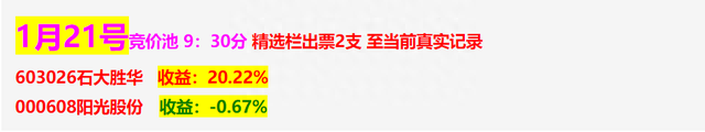 2021版竞价池升级 早盘竞价自动计算排名精选 固定出票2支。