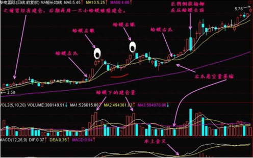 一旦出现“金蛤蟆”双眼形态，斩钉截铁满仓干！