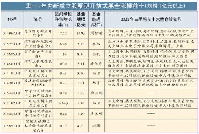 2022牛股牛基大盘点