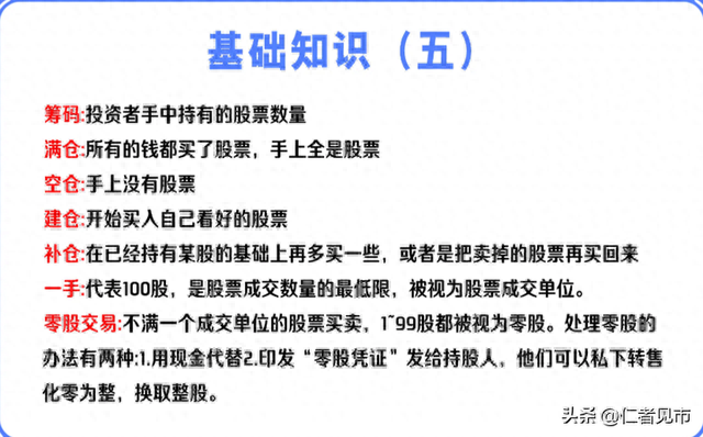 新手小白最快入门法：炒股必须掌握的基本知识，学好这一篇就够了