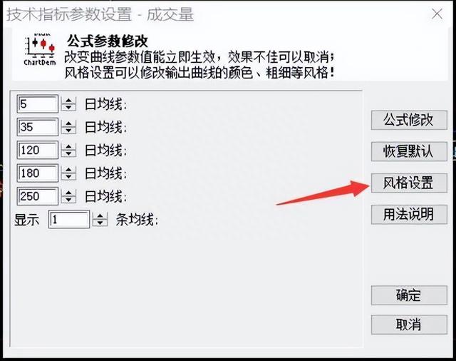 均量线的设置及简单应用！