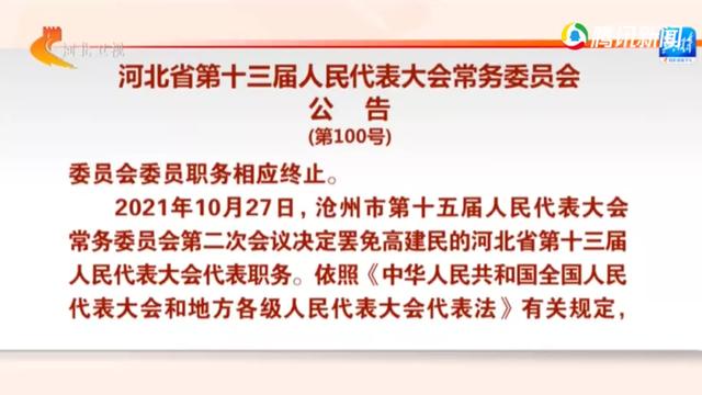 个人信息已从官网撤下！担任市长4个多月就卸任的厅官，被罢免省人大代表职务