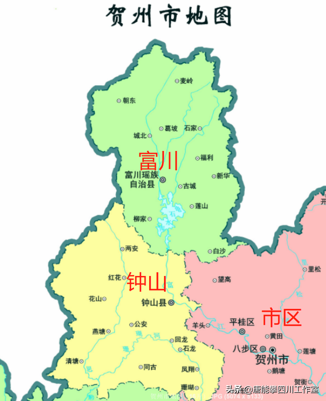 广西贺州富川、钟山、昭平36乡镇人口、土地、工业基本统计