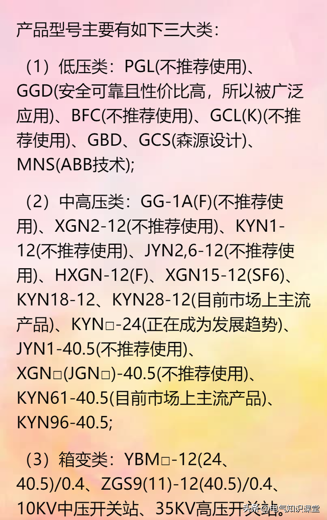 开关柜为啥叫成套配电装置作为电气人都不知道，是不是有点尴尬