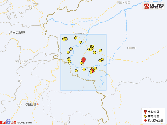 新疆喀什地区叶城县发生3.1级地震