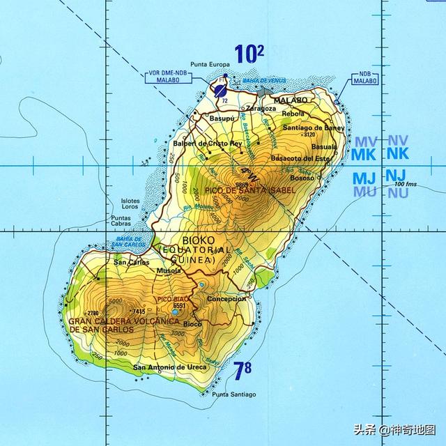 乱谈岛屿（55）比奥科（Bioko）赤道几内亚在哪里