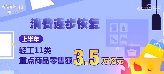 生产回稳向好、消费逐步恢复、效益保持平稳 上半年轻工行业运行企稳回升