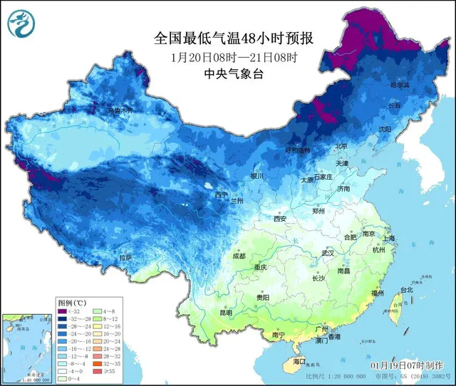 全国最新天气预报：暴雨+大雪+冻雨！气温急降18℃！强寒潮到来