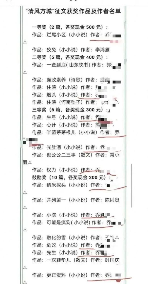 “23篇有奖征文，12篇为同一作者”官方凌晨通报→