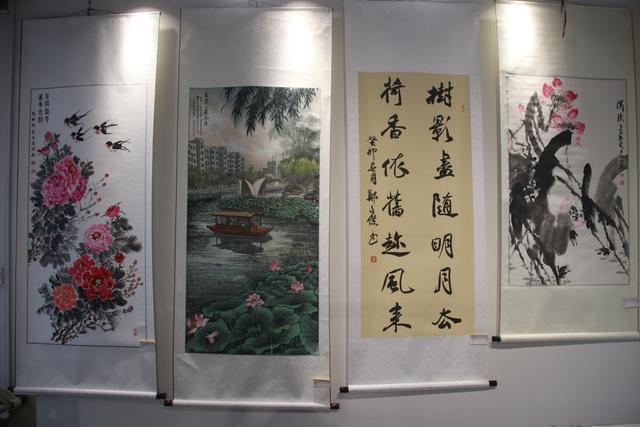 临颍县文联举办石千书画工作室春季书画展