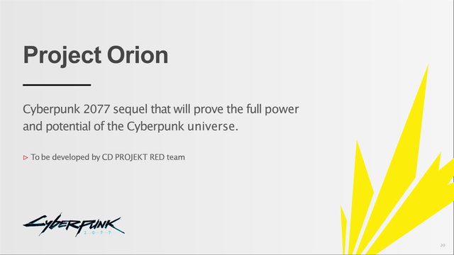 《赛博朋克2077》游戏续作Project Orion明年进入开发阶段