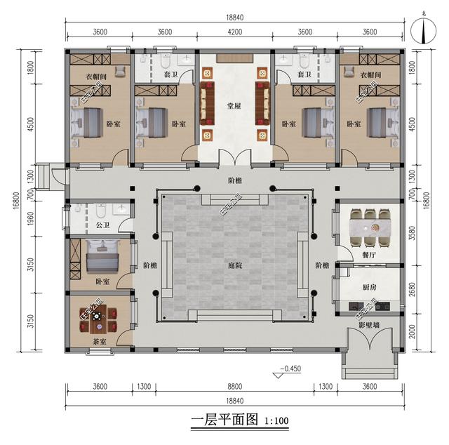 10套一层农村小平房，功能齐全造价低，一套更比一套美