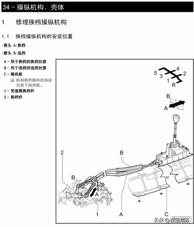 大众手动档无法挂挡 挂挡把与拉线脱落 应急处理方法和维修宝典