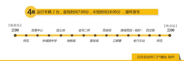 湖南省怀化市会同县公交线路清单