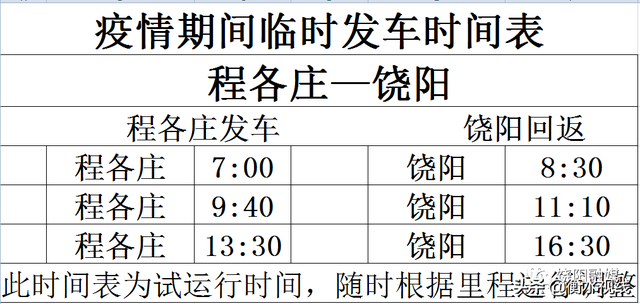 衡水饶阳部分城乡公交恢复运营！