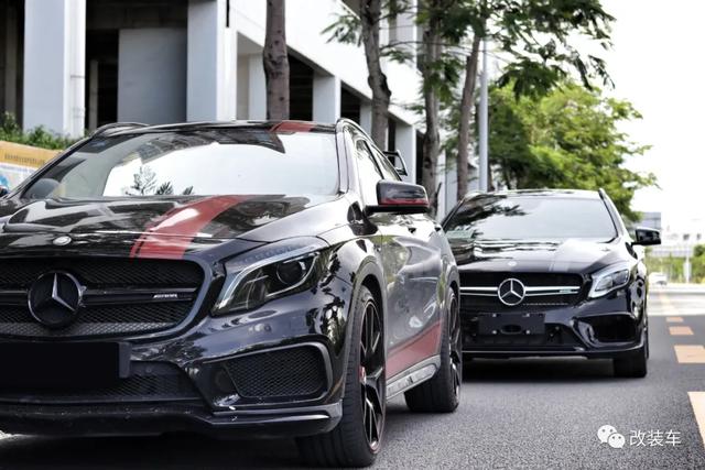 潮州车友的梅赛德斯-AMG GLA45，把玩车当副业就是爽